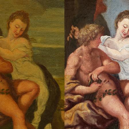 Oil on canvas, 18th-century.