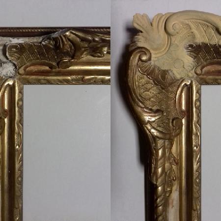 Ricostruzione di un motivo decorativo.