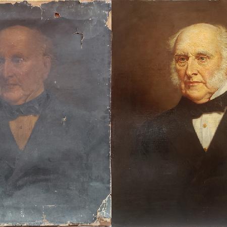 Olio su tela, inizi del XIX secolo.